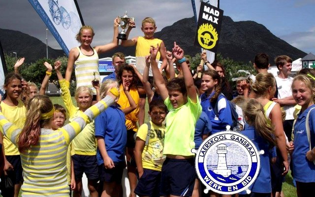 Die Geelspan was vanjaar se wenners tydens Laerskool Gansbaai se Kleure Atletiek Kompetisie.